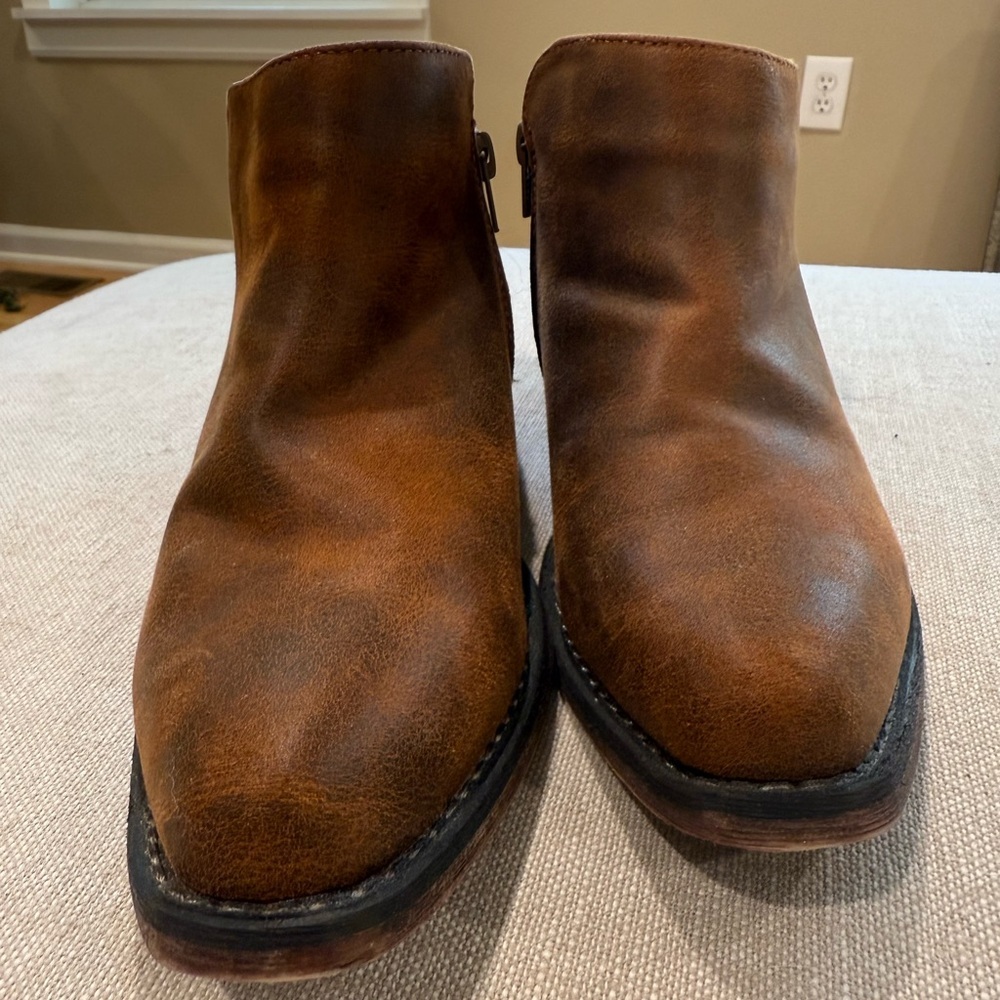 Women’s roper western cowboy bootie size 6 preowned EUC - Picture 2 of 6